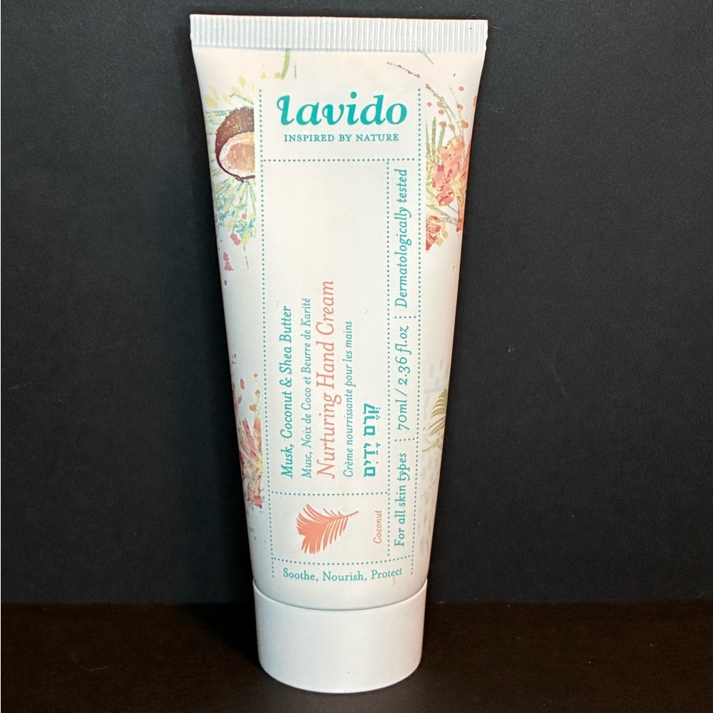 Lavido Nurturing Hand Cream Musk, Coconut & Shea Butter 2.36oz New & Sealed